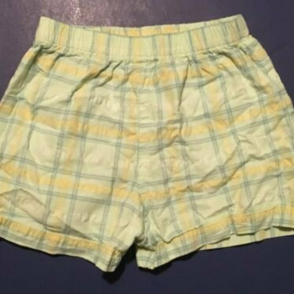 MULBERRIBUSH Girls' Madras Plaid Shorts ~ Sz 4T